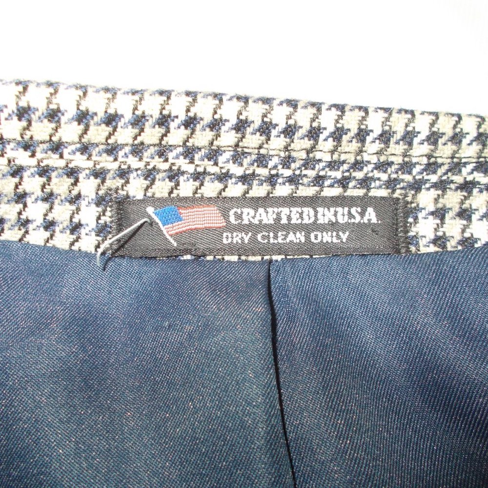 EUC Men's lined Navy sport jacket, size 46 R - Picture 6 of 7
